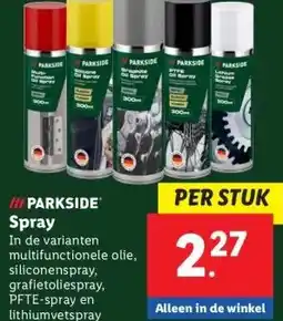 Lidl Spray aanbieding