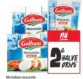 Jumbo Alle Galbani mozzarella aanbieding