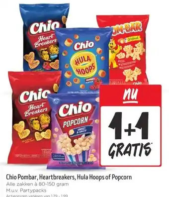 Jumbo Chio Pombar, Heartbreakers, Hula Hoops of Popcorn aanbieding
