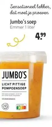 Jumbo Jumbo's soep aanbieding