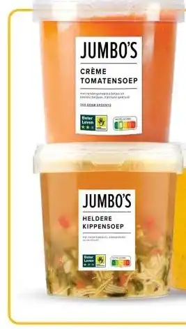 Jumbo Jumbo's soep aanbieding