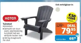 Albert Heijn Tuinstoel Adirondack aanbieding