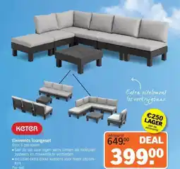 Albert Heijn Elements loungeset aanbieding