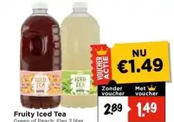 Vomar Voordeelmarkt Fruity Iced Tea aanbieding