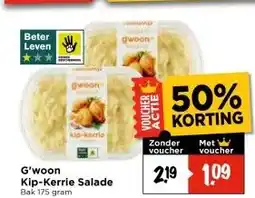 Vomar Voordeelmarkt G'woon Kip-Kerrie Salade aanbieding