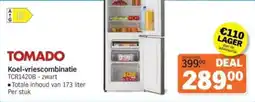 Albert Heijn Tomado Koel vriescombinatie aanbieding