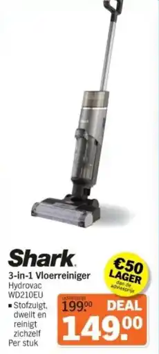 Albert Heijn Shark 3 in3-in-1 Vloerreiniger 1 Vloerreiniger aanbieding