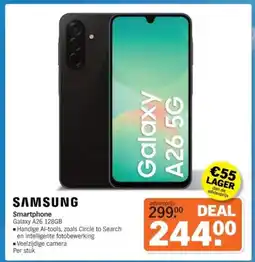 Albert Heijn Samsung Smartphone Galaxy A26 128GB aanbieding