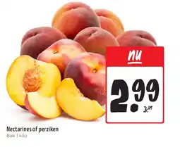 Jumbo Nectarines of perziken aanbieding
