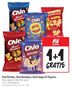 Jumbo Chio Pombar, Heartbreakers, Hula Hoops of Popcorn aanbieding