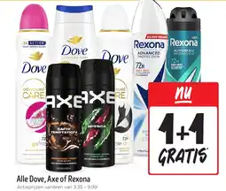 Jumbo Alle Dove, Axe of Rexona aanbieding