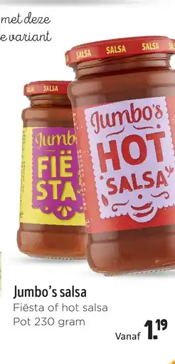 Jumbo Jumbo's salsa aanbieding