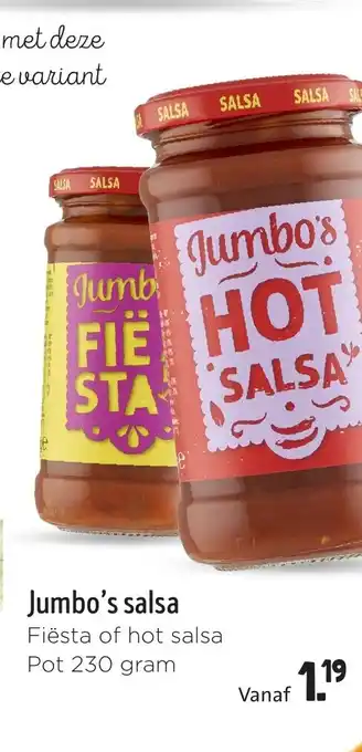 Jumbo Jumbo's salsa aanbieding