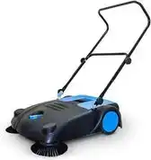 Bol.com Handmatige veegmachine - 70 cm werkbreedte - Incl. zijborstels aanbieding
