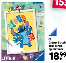 Intertoys CreArt Stitch schilderen op nummer aanbieding