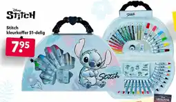 Intertoys Stitch kleurkoffer 51 delig aanbieding