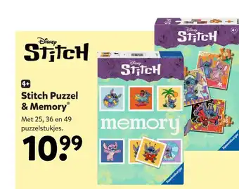 Intertoys Stitch Puzzel & Memory aanbieding