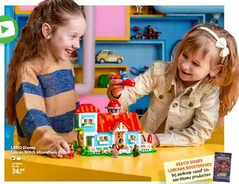 Intertoys Lego Disney Lilo en Stitch strandhuis 43268 aanbieding