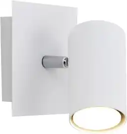 Amazon Trio Leuchten Spot in metaal wit, wandspot 1-vlam, exclusief 1xGU10, 12 x 12 cm 802400101 aanbieding