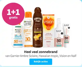 Plein.nl Heel veel zonnebrand aanbieding