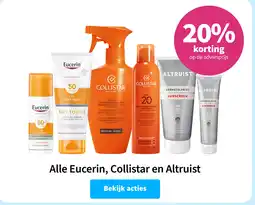 Plein.nl Alle Eucerin, Collistar en Altruist aanbieding