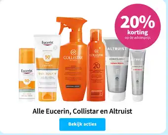 Plein.nl Alle Eucerin, Collistar en Altruist aanbieding