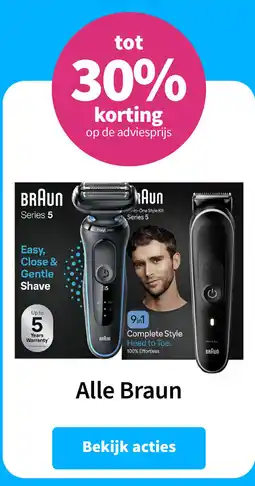 Plein.nl Alle Braun aanbieding