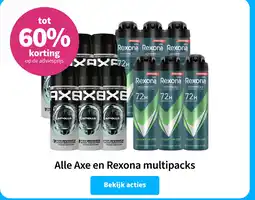 Plein.nl Alle Axe en Rexona multipacks aanbieding