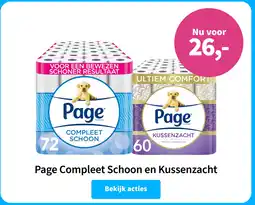Plein.nl Page Compleet Schoon en Kussenzacht aanbieding