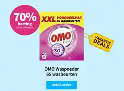Plein.nl Omo Waspoeder 65 wasbeurten aanbieding
