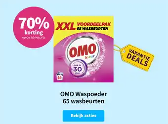 Plein.nl Omo Waspoeder 65 wasbeurten aanbieding