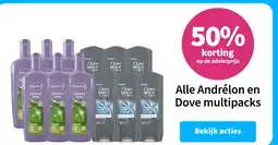Plein.nl Alle Andrélon en Dove multipacks aanbieding