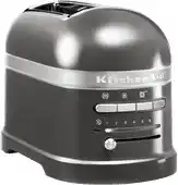 Bol.com Kitchenaid Broodrooster - Artisan - Toaster met 2 sleuven en verwijderbaar kruimelbakje - Grijs aanbieding