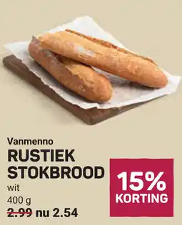 Ekoplaza Vanmenno rustiek stokbrood aanbieding