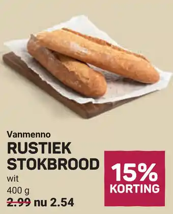 Ekoplaza Vanmenno rustiek stokbrood aanbieding