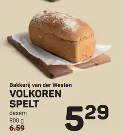 Ekoplaza Bakkerij van der westen volkoren spelt aanbieding