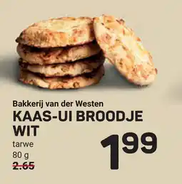 Ekoplaza Bakkerij van der westen kaas ui broodje aanbieding
