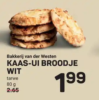 Ekoplaza Bakkerij van der westen kaas ui broodje aanbieding