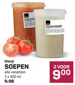 Ekoplaza Marqt soepen aanbieding