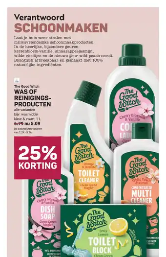 Ekoplaza The good witch was of reinigings producten aanbieding