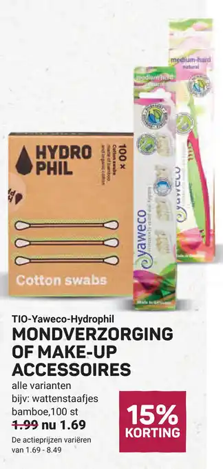 Ekoplaza Mondverzorging of make-up accessoires aanbieding
