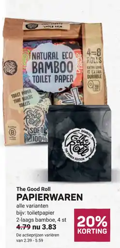 Ekoplaza The good roll Papierwaren aanbieding
