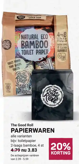 Ekoplaza The good roll Papierwaren aanbieding