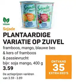 Ekoplaza Plantaardige variatie op zuivel aanbieding