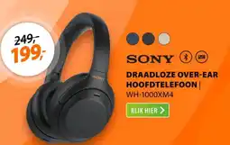Expert Sony draadloze over ear hoofdtelefoon aanbieding