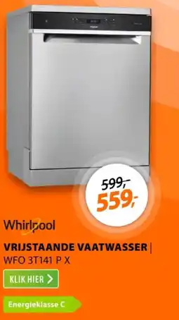 Expert Whirlpool vrijstaande vaatwasser aanbieding