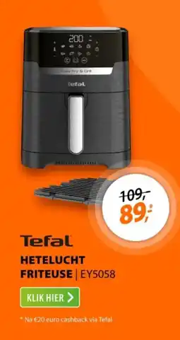 Expert Tefal hetelucht friteuse aanbieding