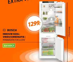 Expert Bosch inbouw koel vriescombinatie aanbieding