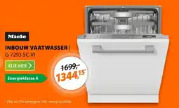 Expert Miele inbouw vaatwasser aanbieding