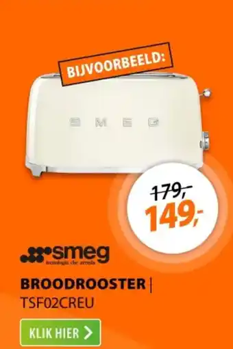 Expert Smeg broodrooster aanbieding
